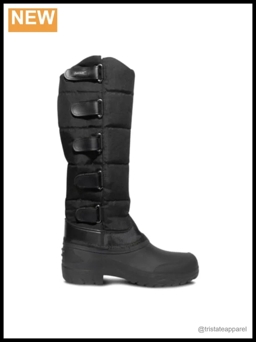 Insulated Fleece-Lined Winter Equestrian Boots Waterproof